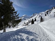 Sulle nevi di San Simone (1700 m) e Baita del Camoscio (1750 m) splende il sole -17febb25- FOTOGALLERY